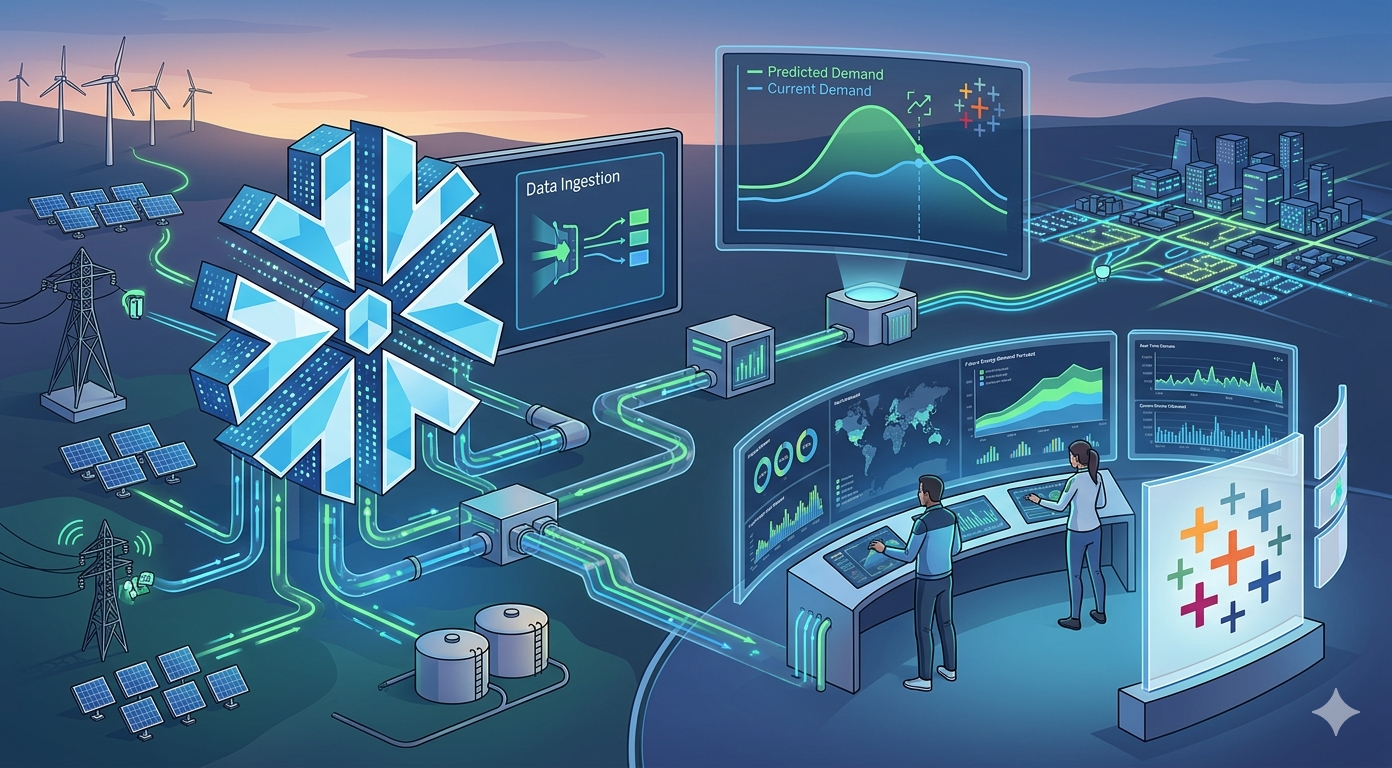 Data-Driven Energy Forecasting with Snowflake and Tableau